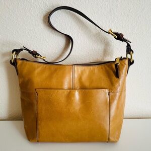 HOBO Tan Leather Shoulder Bag